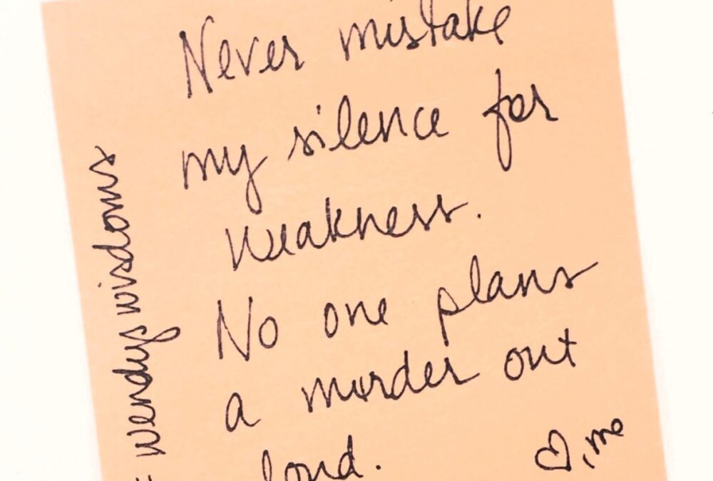Silence Does Not Equal Weakness