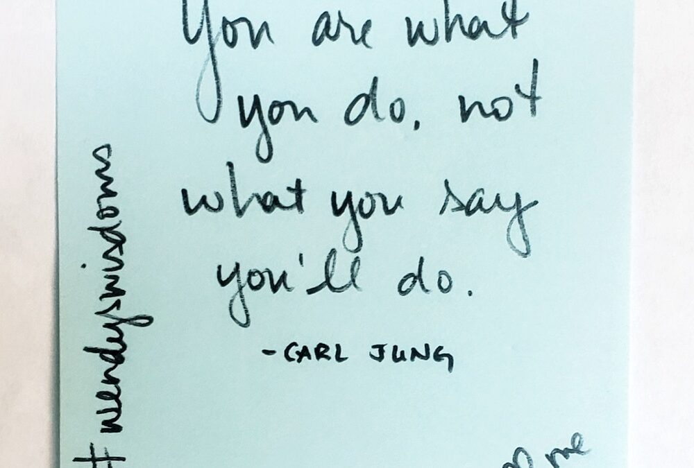 You Are What You Do